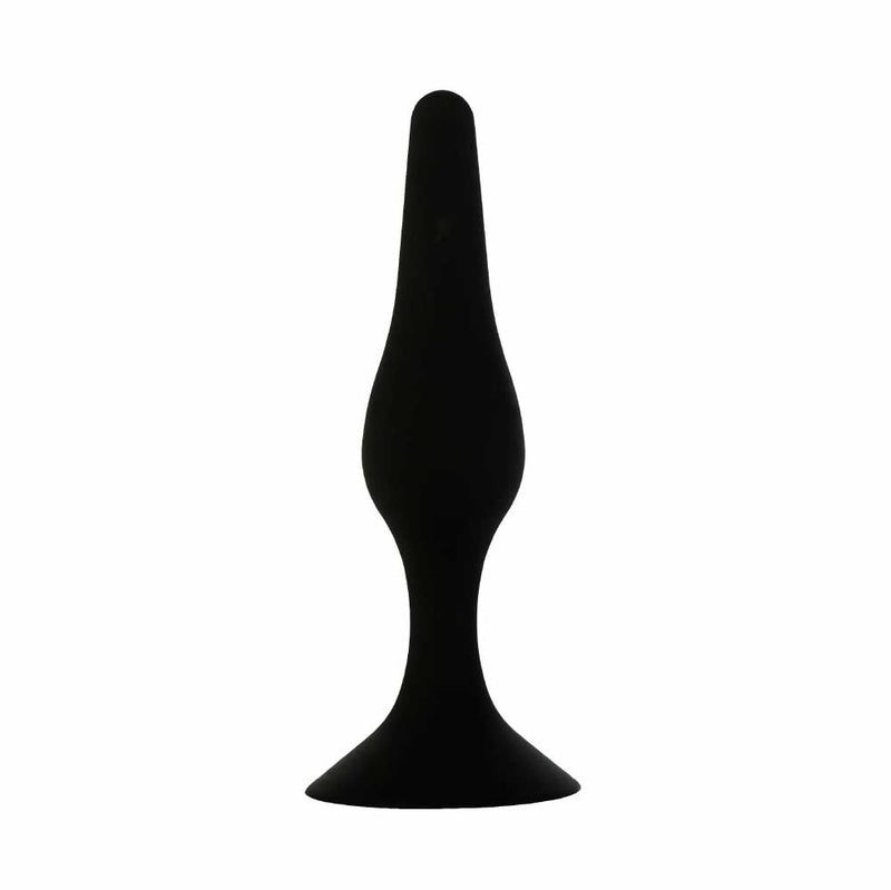 Pure Love Silicone Butt Plug in Black