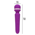 Pure Love Vibrating Massage Wand in Purple