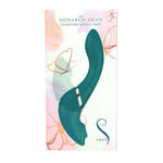 The Monarch Swan Vibrator & Stimulator in Teal