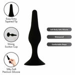 Pure Love Silicone Butt Plug in Black