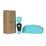 Pure Love Pocket Massage Wand in Teal