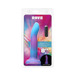 Addiction Rave 8" Glow In The Dark Dildo in Blue Purple