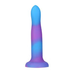 Addiction Rave 8" Glow In The Dark Dildo in Blue Purple