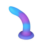 Addiction Rave 8" Glow In The Dark Dildo in Blue Purple