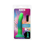 Addiction Rave 8" Glow In The Dark Dildo in Blue Green