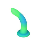 Addiction Rave 8" Glow In The Dark Dildo in Blue Green