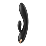 Satisfyer Double Flex Vibrator in Black