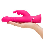 Happy Rabbit Thrusting Vibrator in Pink