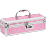 Lockable Medium Vibrator Case in Pink - Red Mansion