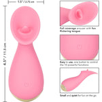 Calexotics Slay #TickleMe Silicone Clitoral Vibrator in Pink