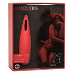 Red Hot Spark Silicone Vibrator - Red Mansion