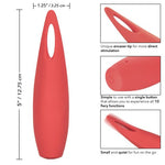 Red Hot Spark Silicone Vibrator - Red Mansion