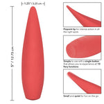 Red Hot Ember Silicone Vibrator - Red Mansion