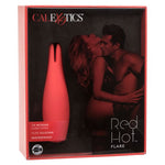 Red Hot Flare Silicone Vibrator - Red Mansion