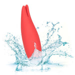 Red Hot Flare Silicone Vibrator - Red Mansion