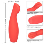 Red Hot Ignite Silicone Vibrator - Red Mansion