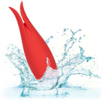 Red Hot Fury Silicone Vibrator - Red Mansion