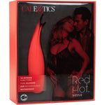 Red Hot Sizzle Silicone Vibrator - Red Mansion