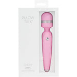 Pillow Talk Cheeky Vibrating Massage Wand in Pink - Red Mansion