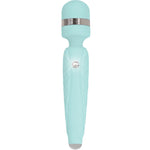 Pillow Talk Cheeky Vibrating Massage Wand in Teal - Red Mansion