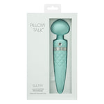 Pillow Talk Sultry Massage Wand Vibrator in Teal