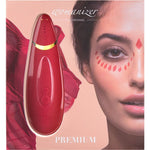 Womanizer Premium Clitoral Stimulator in Red & Gold