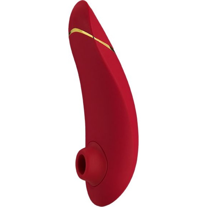 Womanizer Premium Clitoral Stimulator in Red & Gold