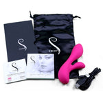 The Silver Swan Dual Vibrator in Pink