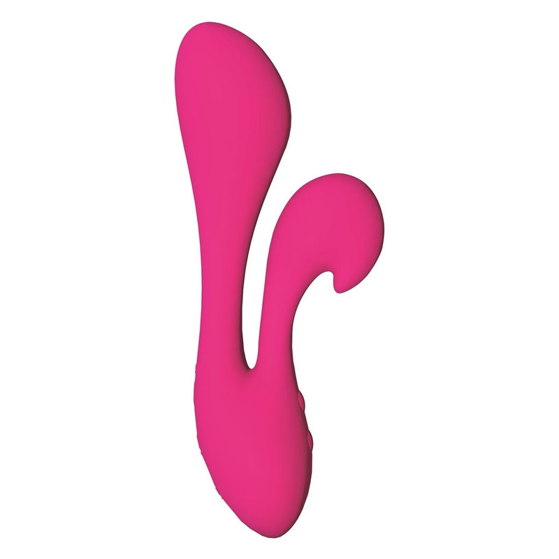 The Swan Silhouette Dual Vibrator in Pink