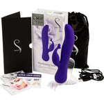 The Kissing Swan Special Edition Rotating Vibrator in Purple