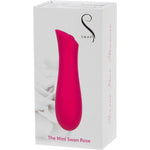 The Mini Swan Rose Vibrator in Pink