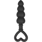 Silicone Love Probe in Black - Red Mansion