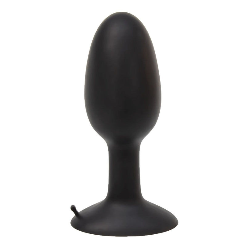 Roll Play Large Silicone Butt Plug in Black