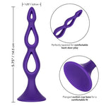 Booty Call Silicone Triple Probe in Purple - Red Mansion