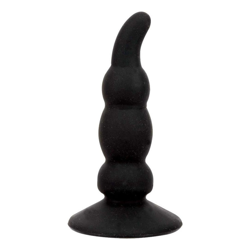 Stumpy Thumpers Triple Hump Silicone Butt Plug 4" in Black