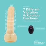 Pure Love Amazing Adam Vibrating & Rotating 7" Dildo with Remote