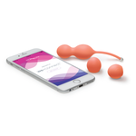 We-Vibe Bloom Vibrating Kegel Love Balls in Coral - Red Mansion