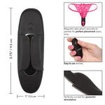 Lock-N-Play Remote Petite Panty Teaser in Black - Red Mansion