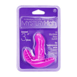 Mystery High Silicone Mini Vibrator 3" in Pink