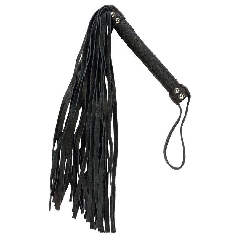 Punishment Large Bondage Flogger in Black