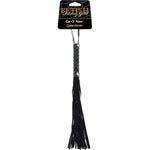 Fetish Fantasy Gold Cat-O-Nine Flogger in Black