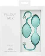 Pillow Talk Frisky Kegel Balls in Teal