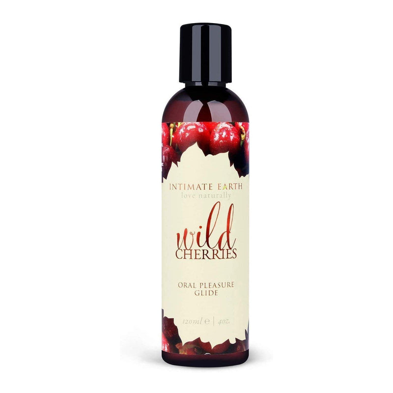 Intimate Earth Natural Flavours Lube 4 oz in Wild Cherries