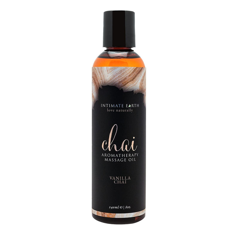 Intimate Earth Chai Massage Oil 4 oz in Vanilla Chai