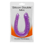 Silicone Double Penetration Dildo in Purple