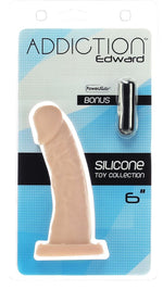 Addiction Edward 6" Silicone Dildo in Ivory