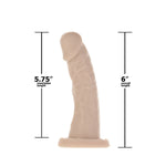 Addiction Edward 6" Silicone Dildo in Ivory