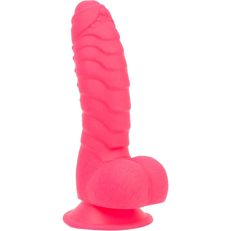 Addiction Tom 7" Silicone Dildo in Pink - Red Mansion