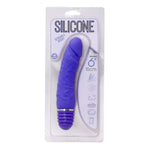 Silicone Bendable Buddy Vibrator 6" in Purple