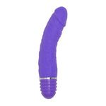 Silicone Bendable Buddy Vibrator 6" in Purple